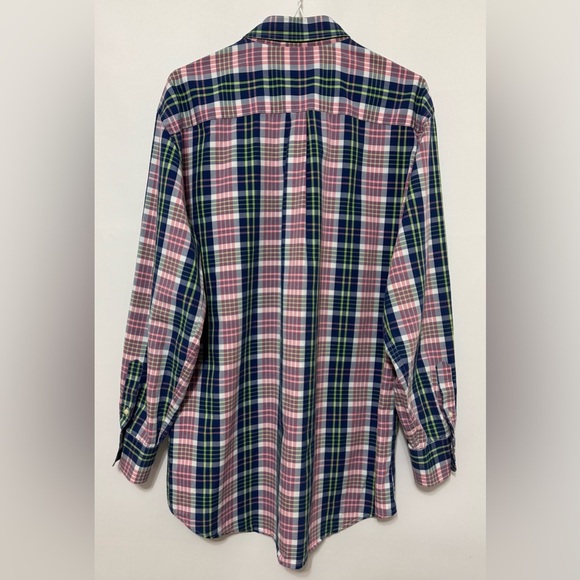 Peter Millar Crown Plaid Button Down Shirt  Size Large - Picture 2 of 13